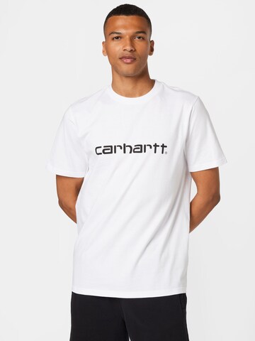 T-Shirt Carhartt WIP en blanc : devant