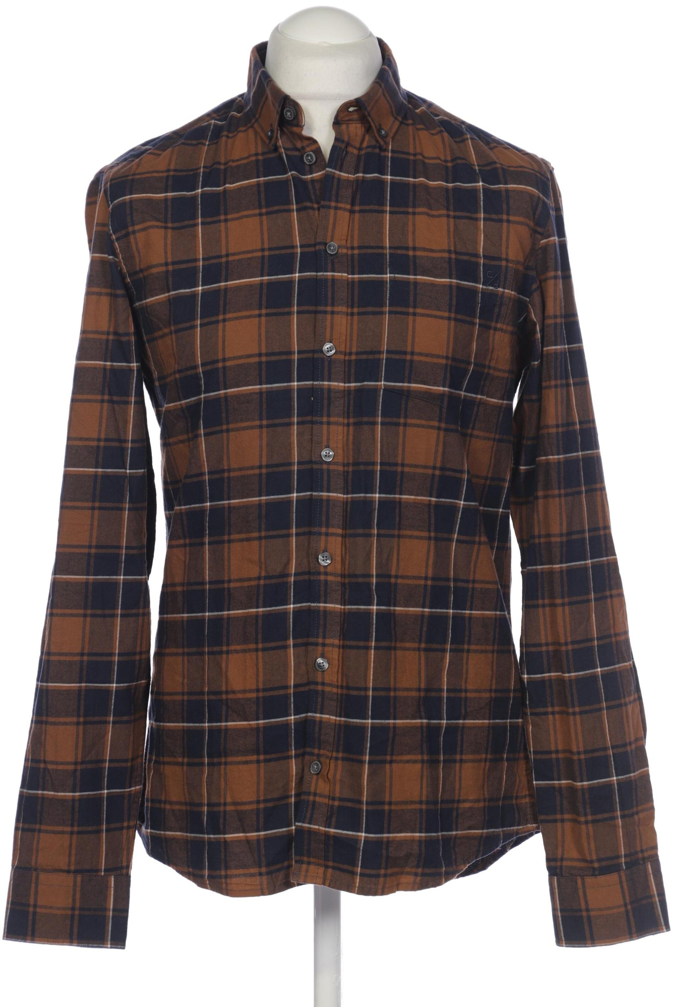 Casual Friday Hemd M in Braun: Vorderseite