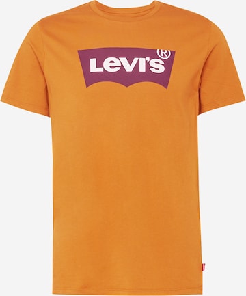 LEVI'S ® Regular Shirt 'Graphic Crewneck Tee' in Orange: predná strana