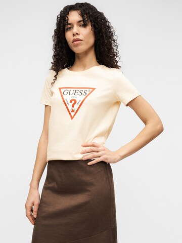 GUESS Μπλουζάκι σε κίτρινο