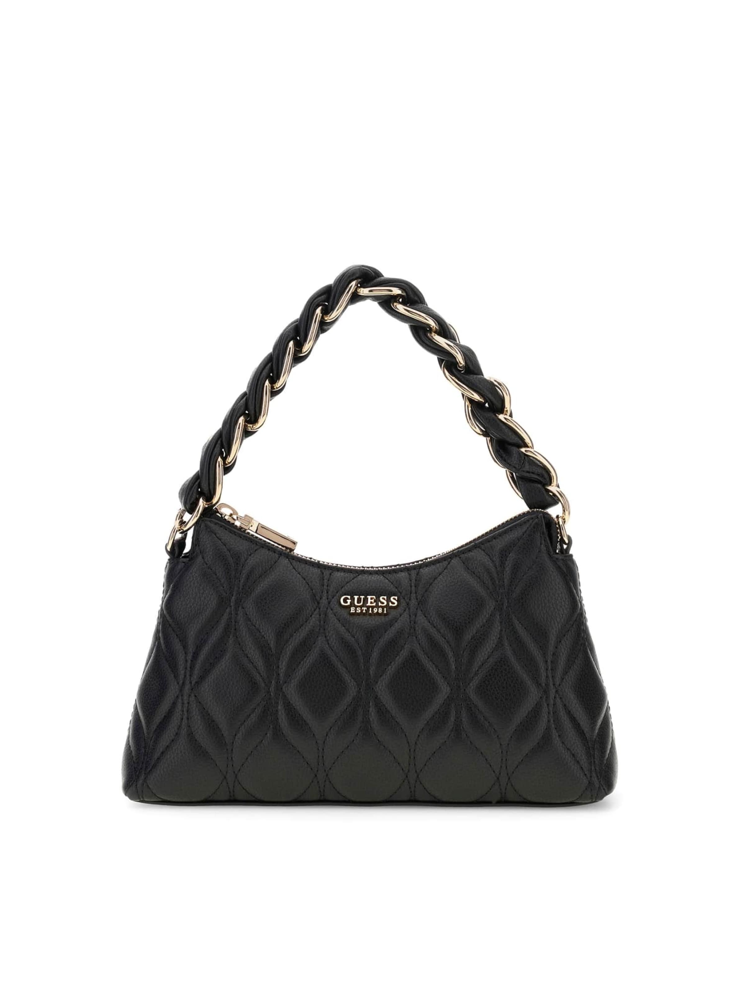 GUESS Schultertasche 'Maxine' in Schwarz: Vorderseite