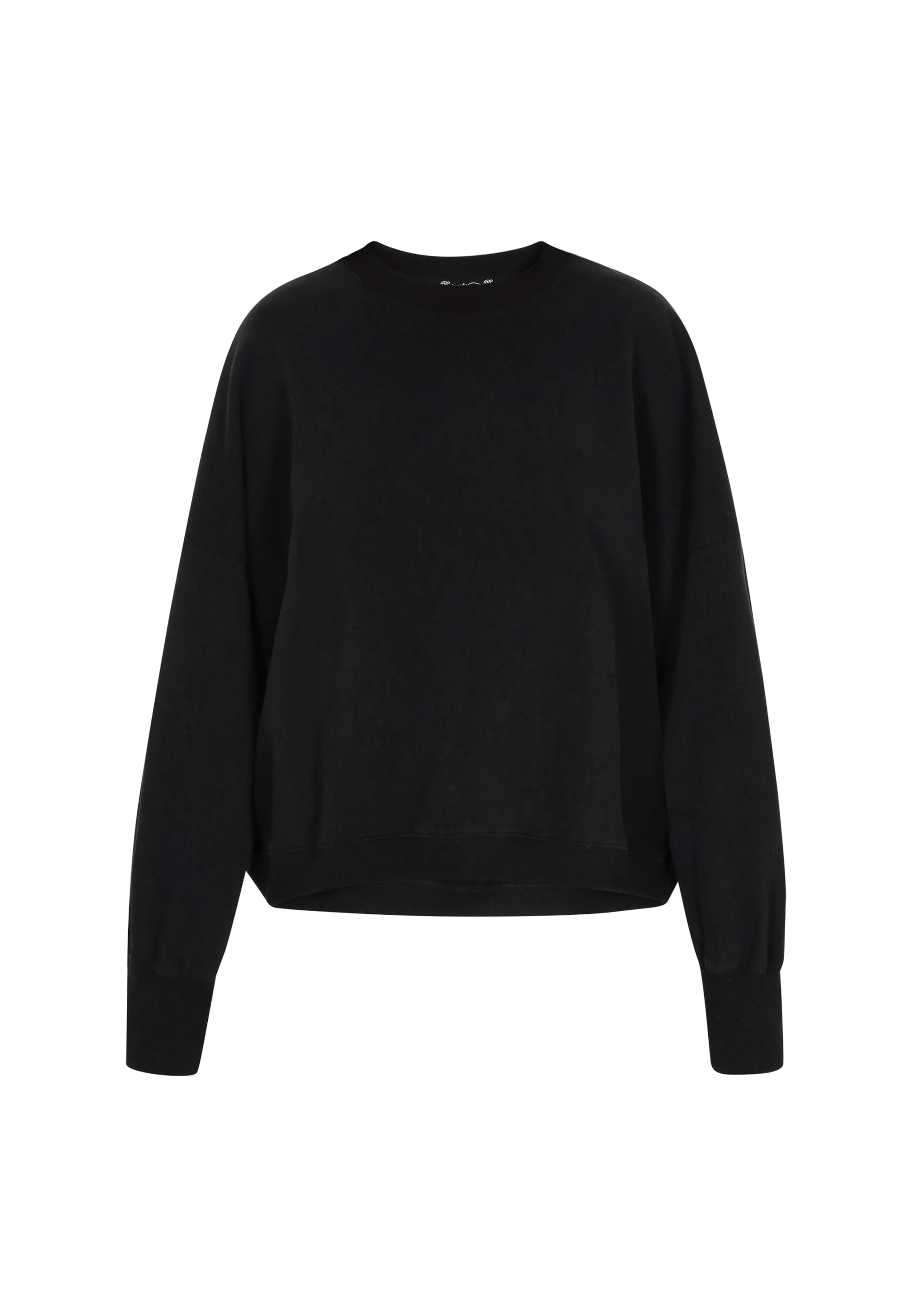 Sweat-shirt DreiMaster Vintage en noir : devant