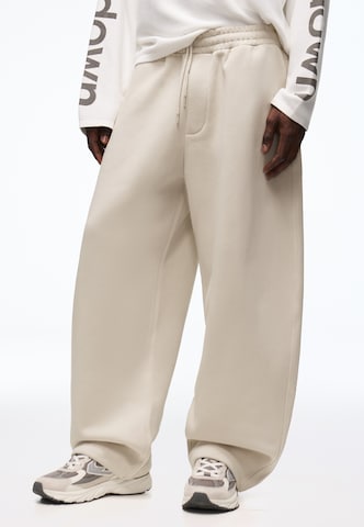 Barrel Pantaloni di Bershka in grigio: frontale