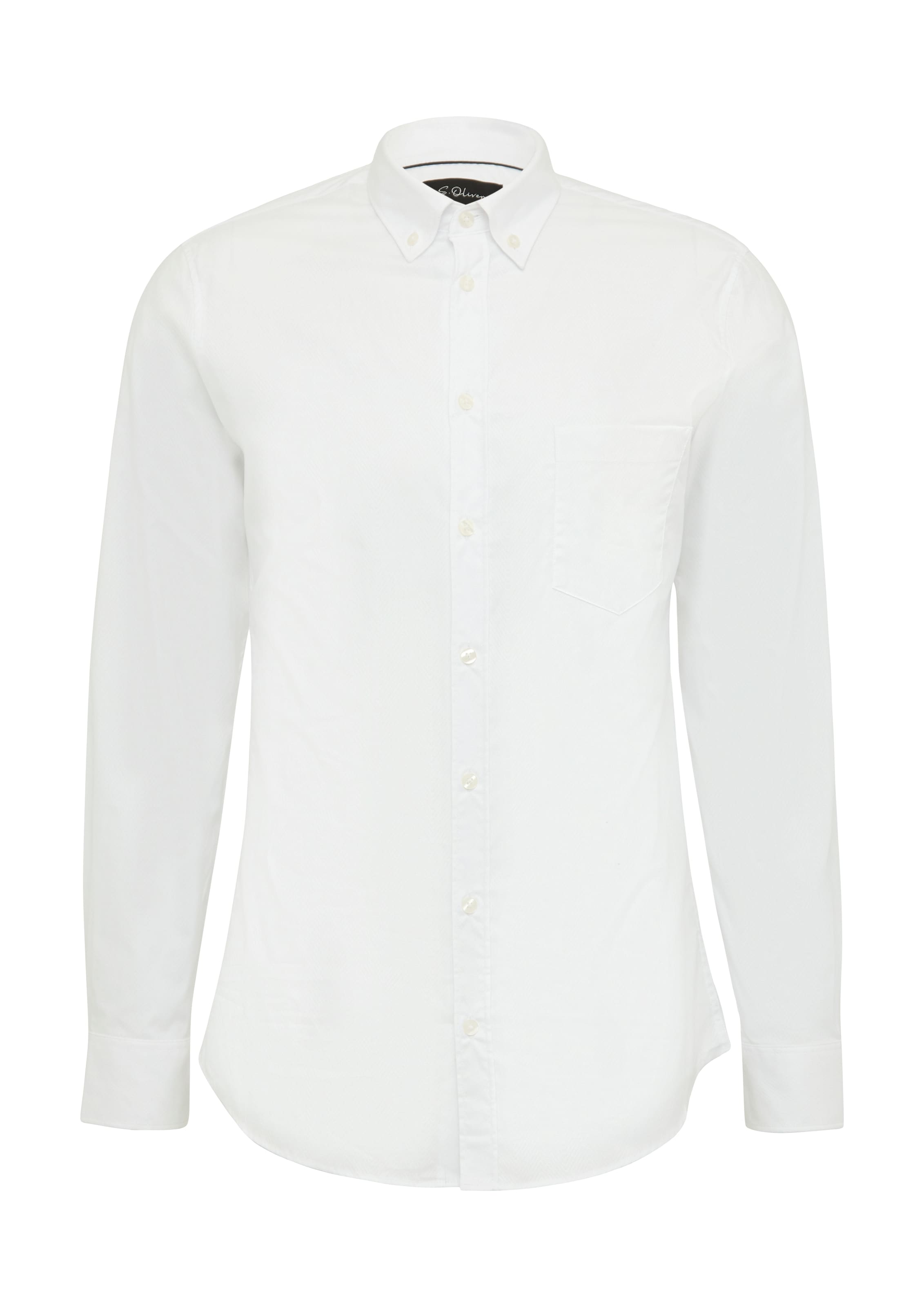 Chemise s.Oliver BLACK LABEL en blanc : devant