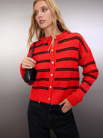 Trendyol Cardigan en rouge / noir, Vue avec produit