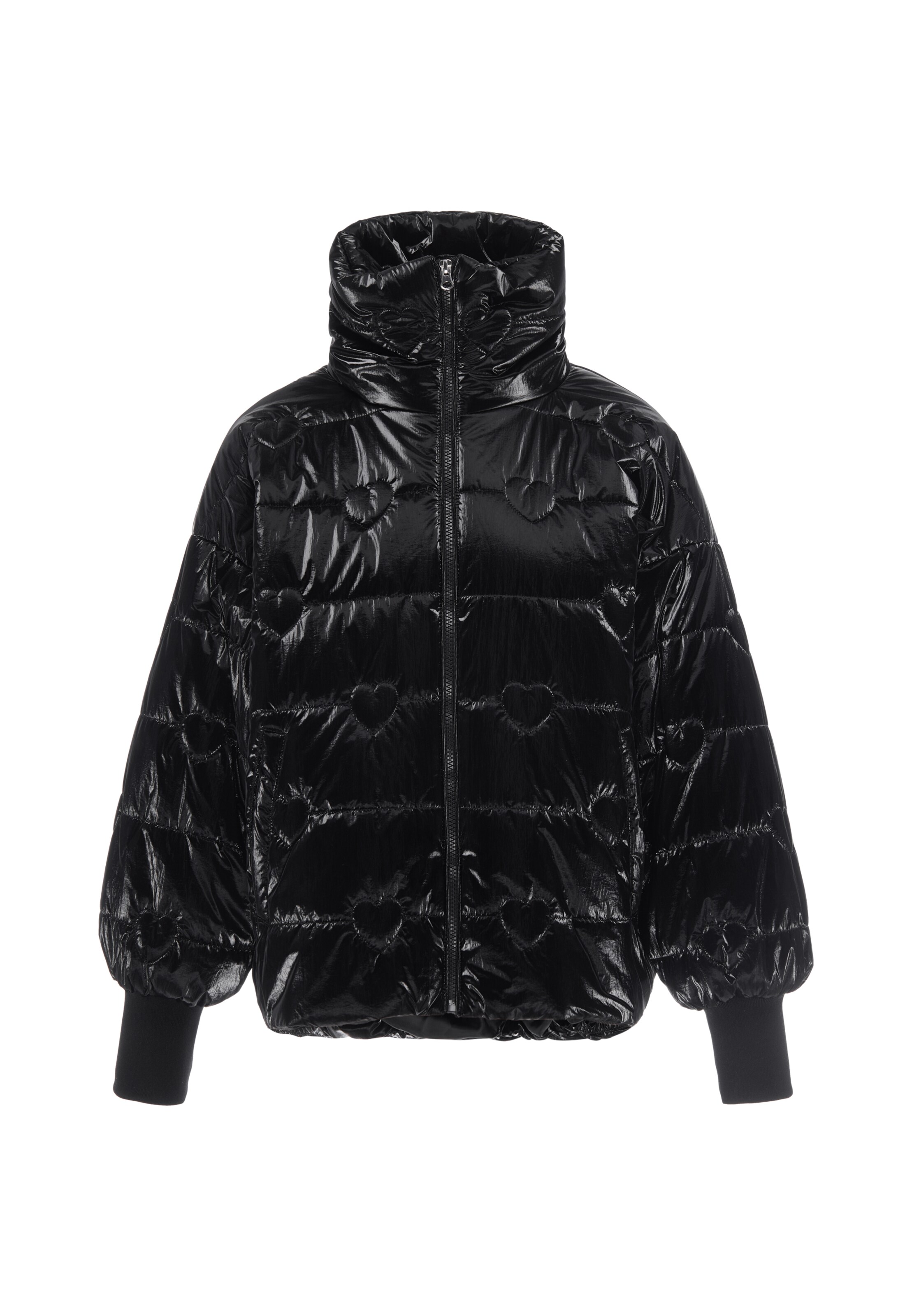 MYMO - Chaqueta de entretiempo en negro: frente