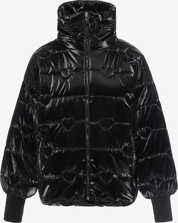 MYMO - Chaqueta de entretiempo en negro: frente
