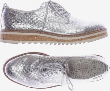 bugatti Flats & Loafers in 39 in Silver: front