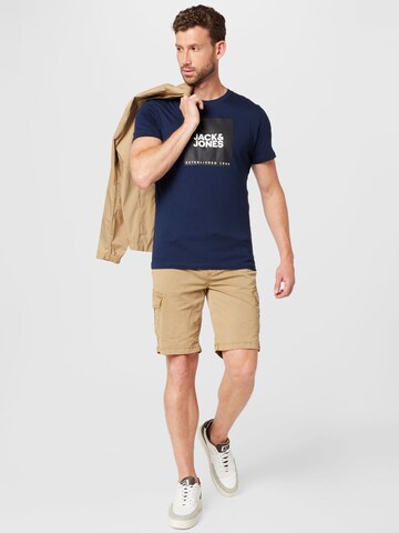 JACK & JONES T-Shirt in Blau