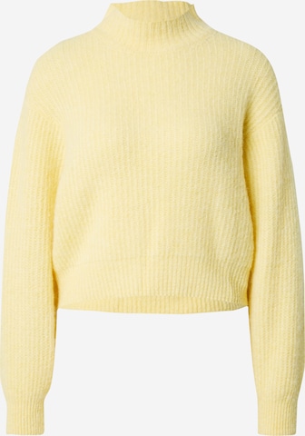 AMERICAN VINTAGE Пуловер 'EAST' в жълто: отпред
