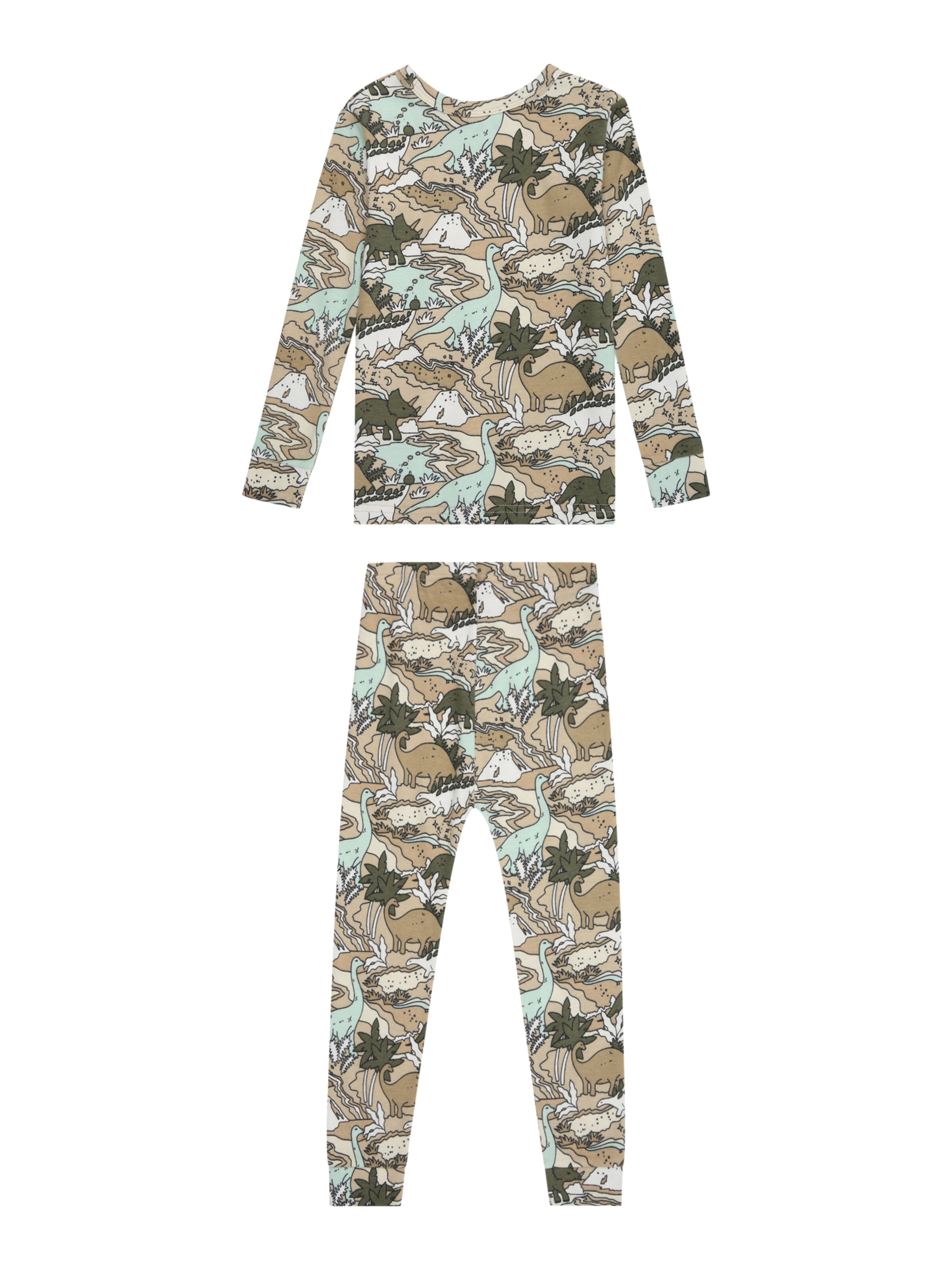 GAP Schlafanzug 'DINO' in Braun