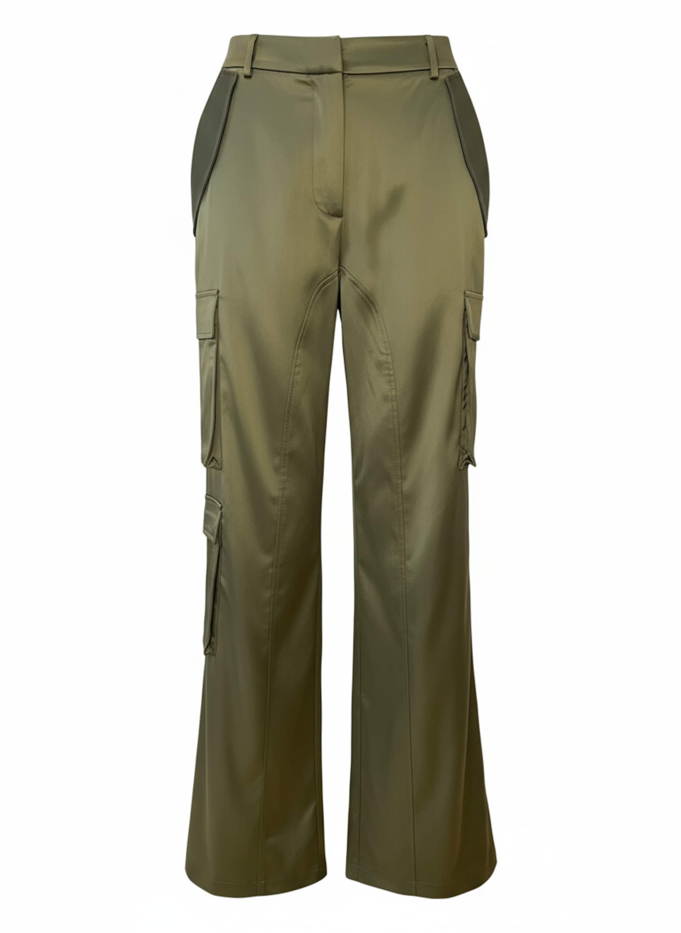 studioselect Lużny krój Bojówki 'Lotte' w kolorze zielony: przód