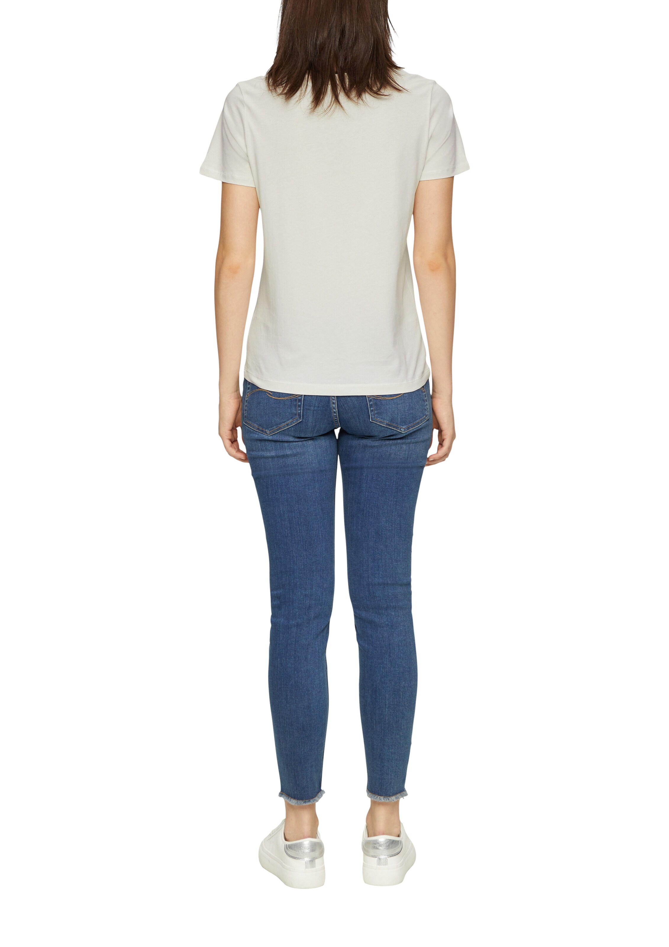 T-shirt QS en blanc