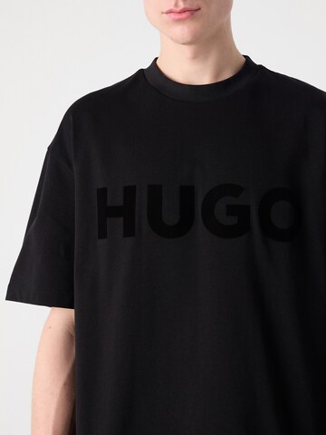HUGO T-Shirt 'Dinkee' in Schwarz