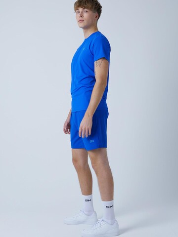 SPORTKIND Regular Workout Pants 'Shorts regular' in Blue