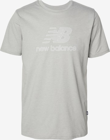 new balance Performance shirt 'Heathertech' in Grey: front