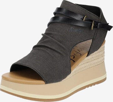 Sandales Blowfish Malibu en noir : devant