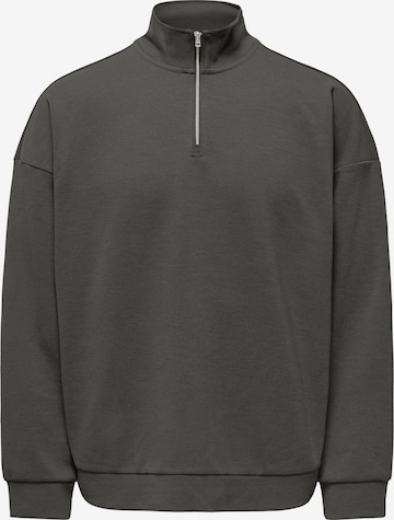 Sweat-shirt 'ONSNEWKODYL' Only & Sons en gris : devant