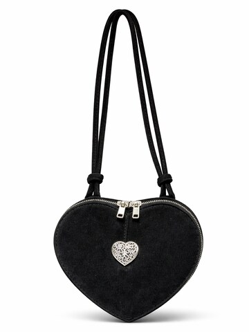 Allgäu Rebell Crossbody Bag in Black: front