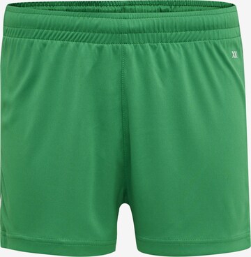 Hummel - Pantalón deportivo en verde: frente