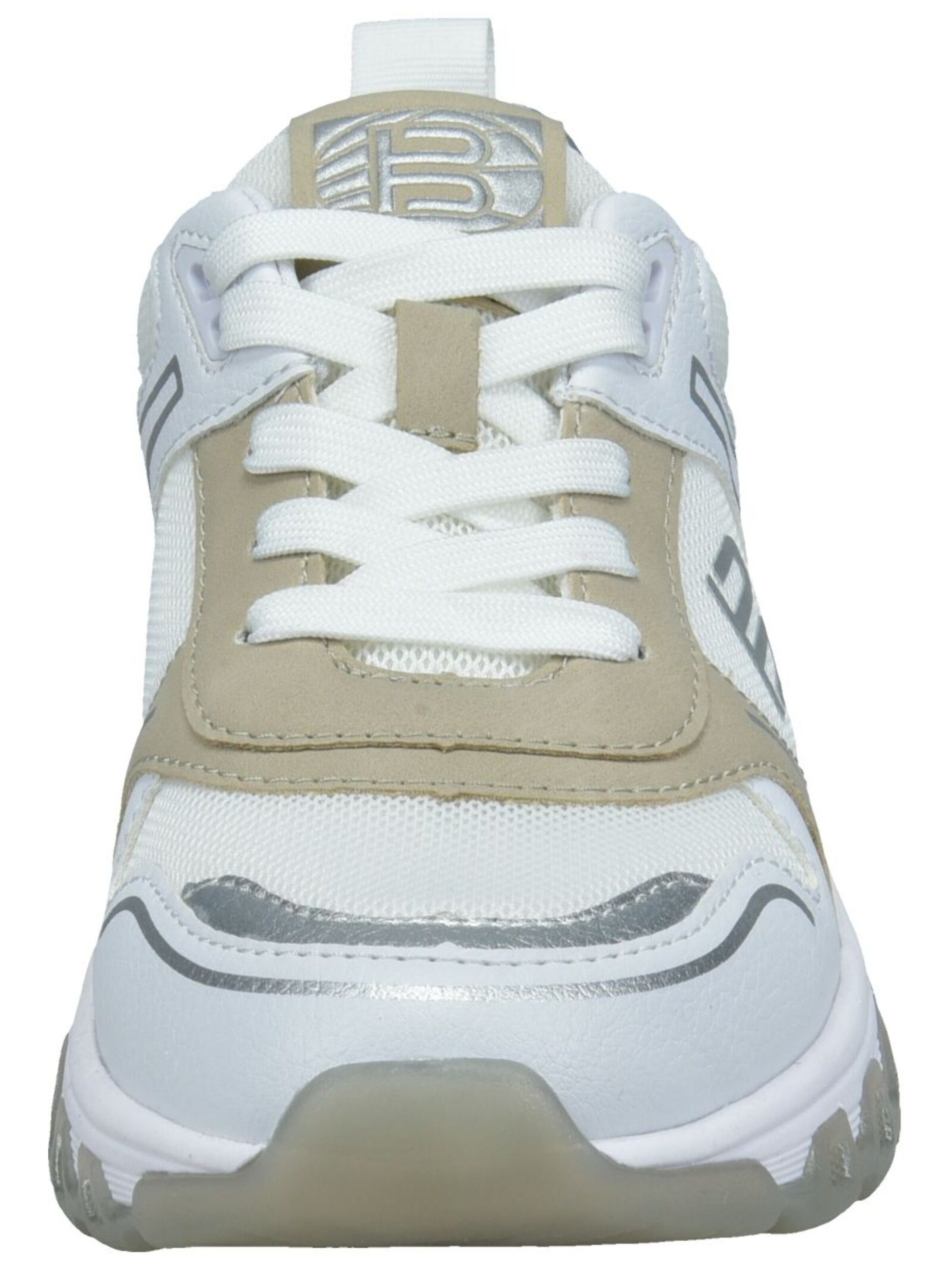 TT. BAGATT Platform trainers in White