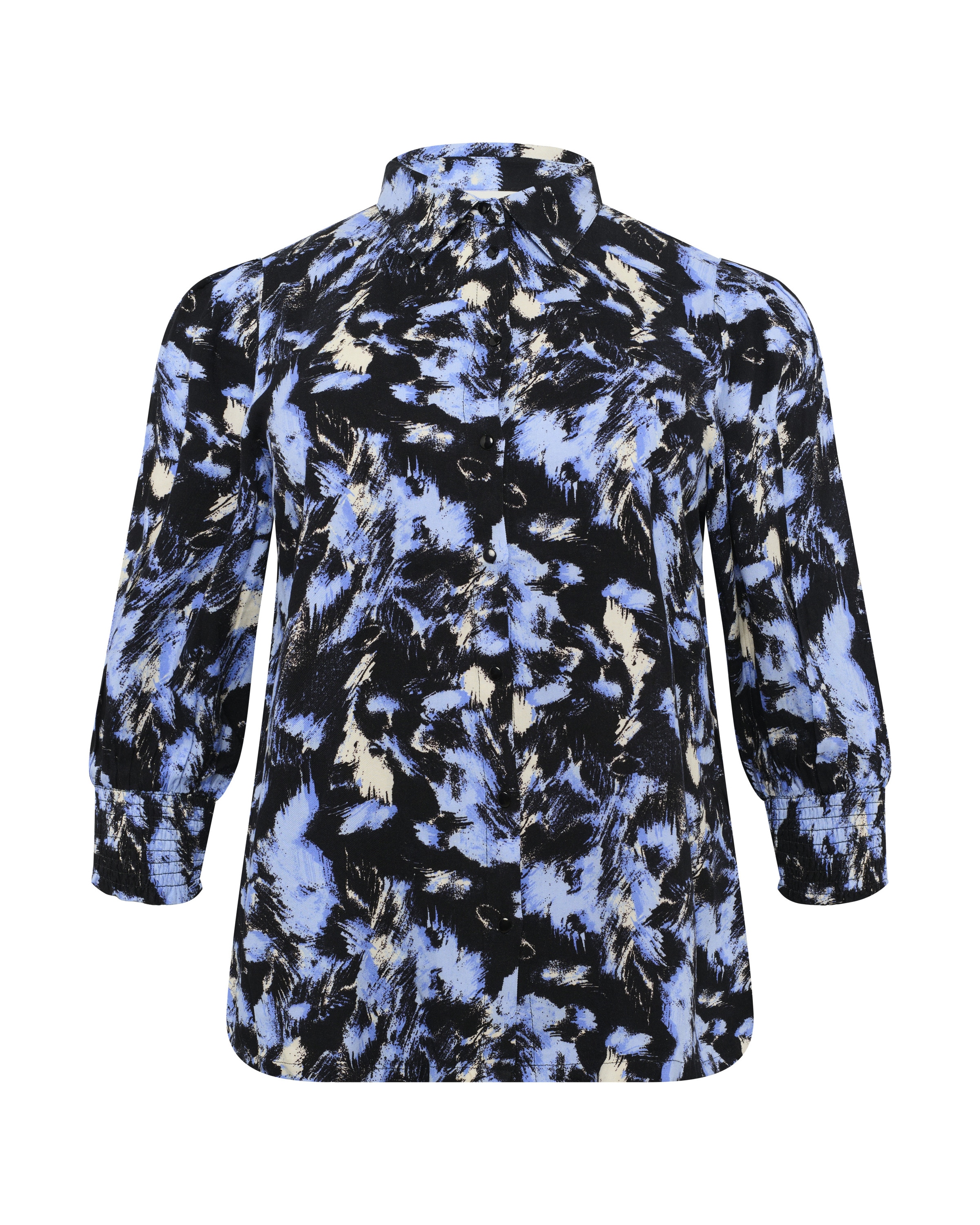 KAFFE CURVE - Blusa 'Lurana' em preto: frente