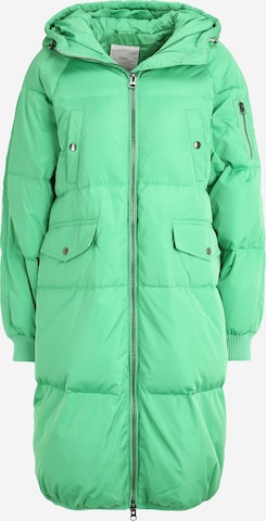 ICHI Winter Coat 'BUNALA' in Green: front