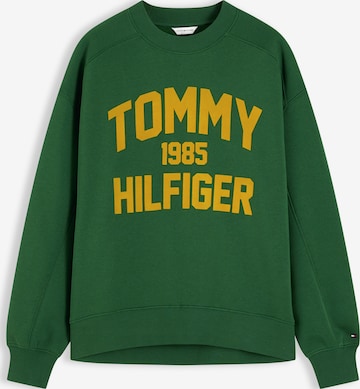 žalia TOMMY HILFIGER Megztinis be užsegimo 'VARSITY': priekis