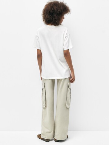 T-shirt Pull&Bear en blanc