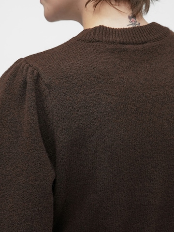 VILA Kootud kleit, värv pruun