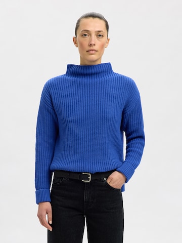 SELECTED Pullover 'SLFSELMA SUS' i blå