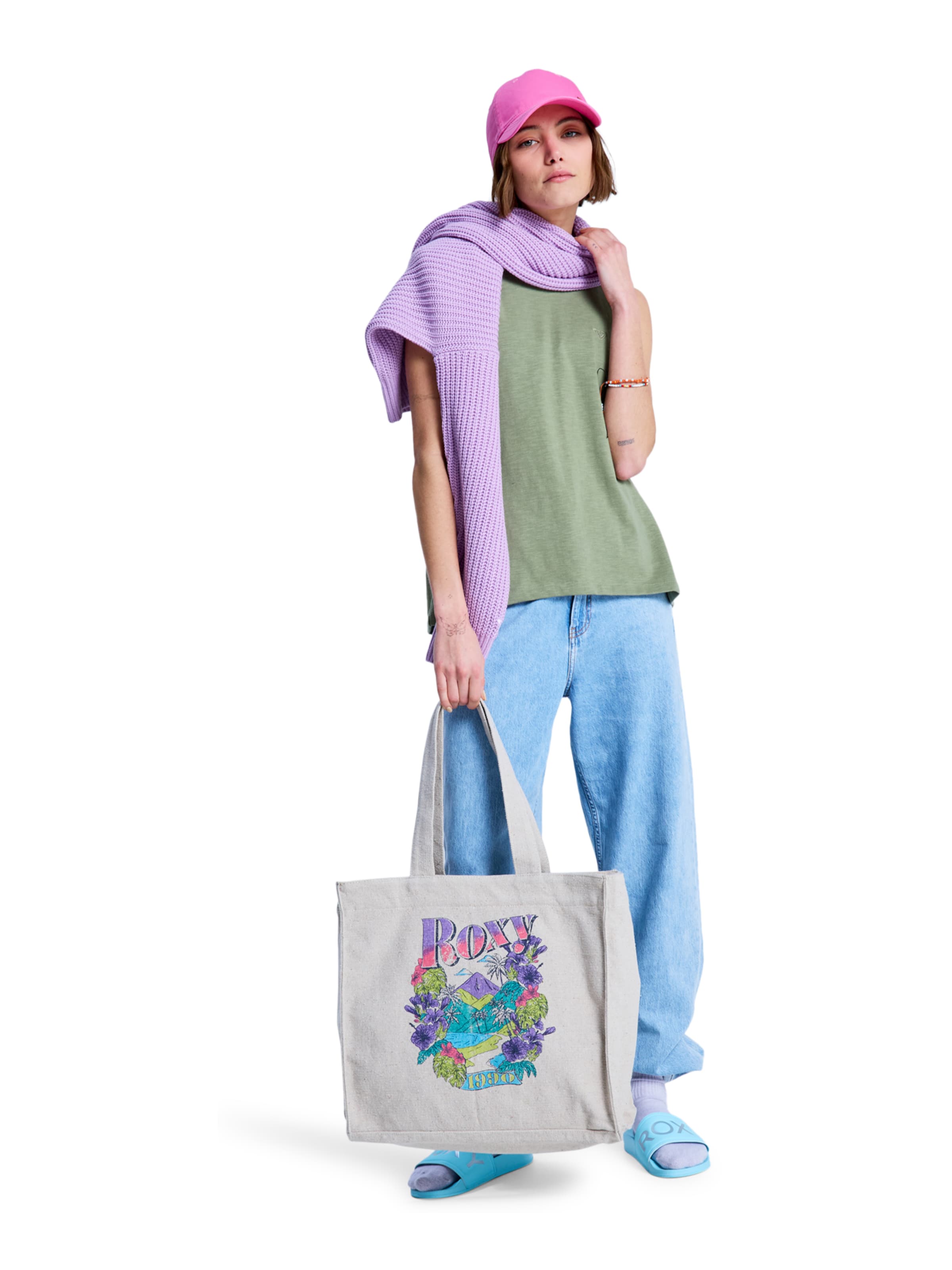 ROXY Shopper 'Drink The Wave' in White