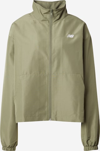 Veste mi-saison new balance en vert : devant