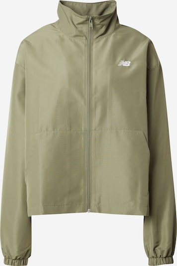 new balance Veste mi-saison en olive / blanc, Vue avec produit