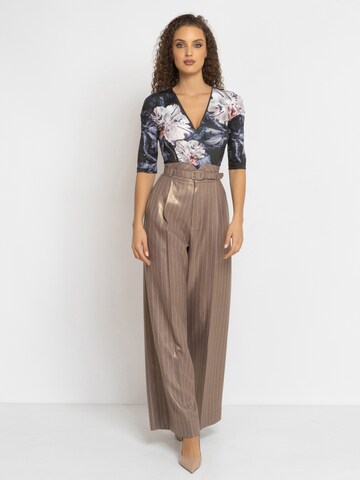 JIORO Blouse body 'ORCHID ICE' in Grijs