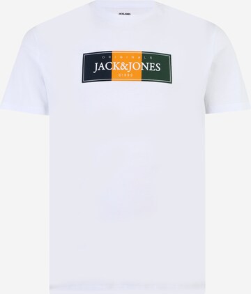 Jack & Jones Plus - Camiseta en blanco: frente