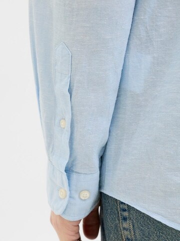 JACK & JONES Regular fit Button Up Shirt 'JJEBreeze' in Blue