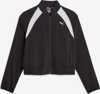 Jachetă de trening PUMA pe negru / alb, Vizualizare produs