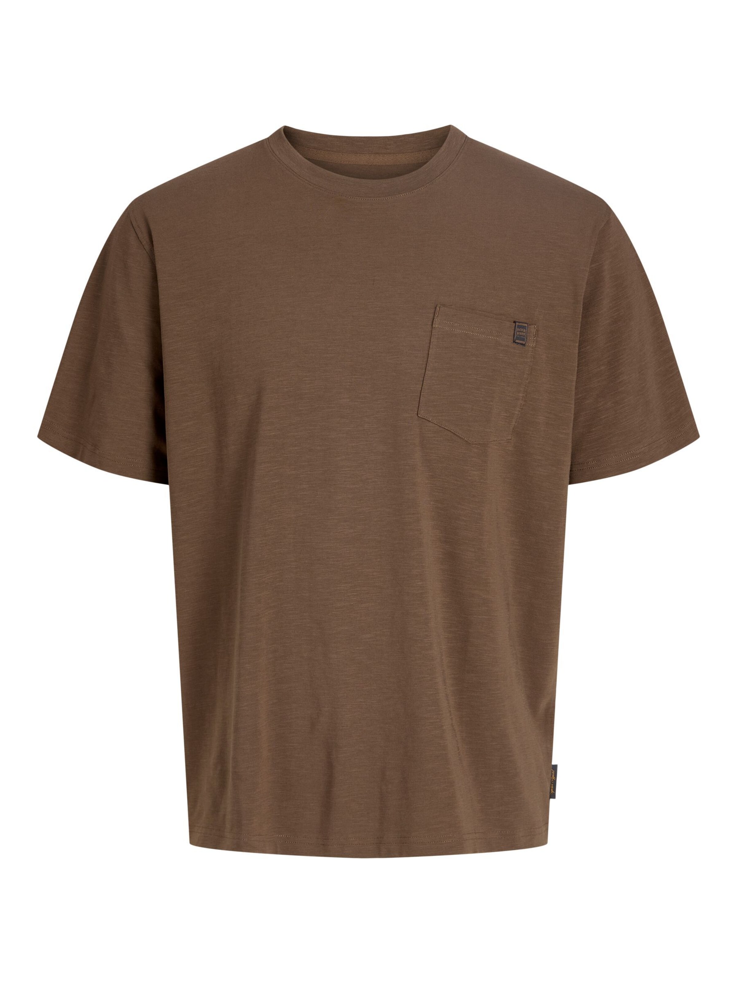 JACK & JONES Shirt 'JJEDover' in Brown: front