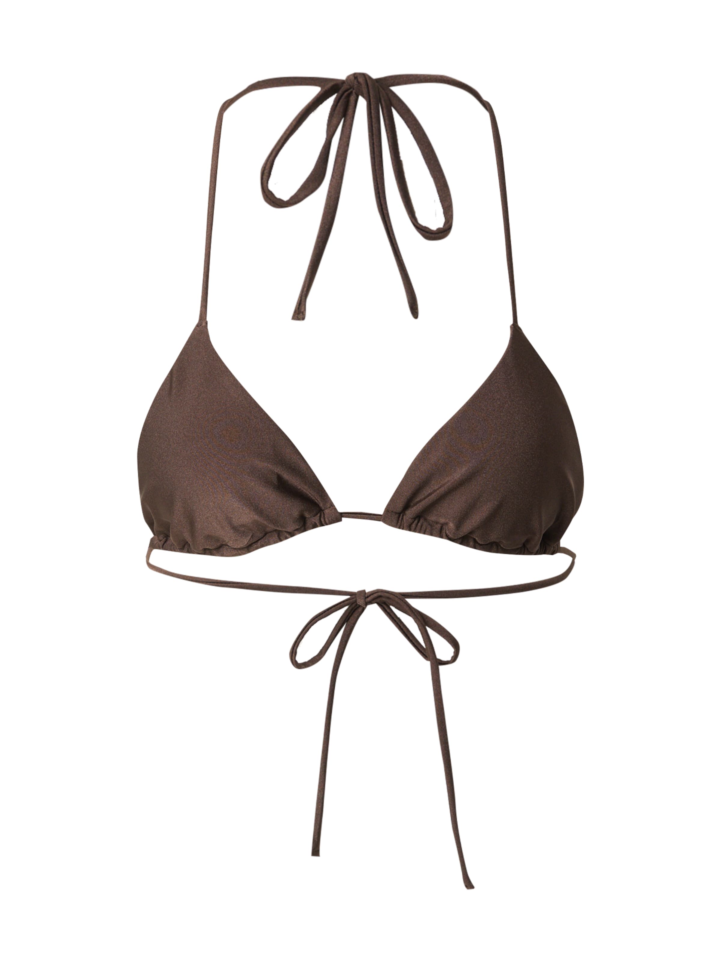 LeGer by Lena Gercke Τρίγωνο Τοπ μπικίνι 'Duana' σε καφέ: μπροστά