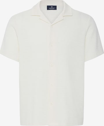 Kronstadt - Ajuste regular Camisa ' KSDalrin ' en blanco: frente