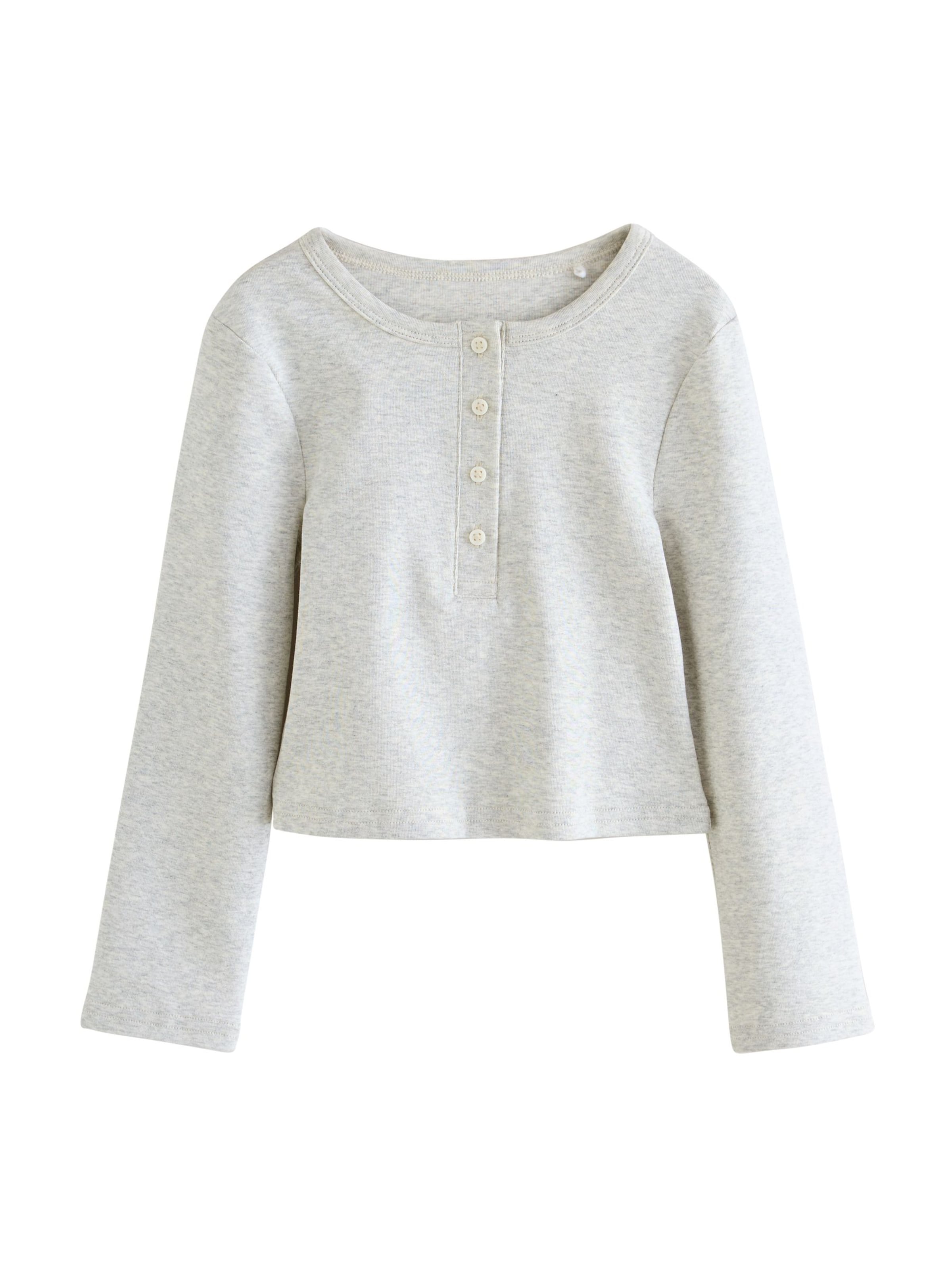 Next - Camiseta en gris: frente