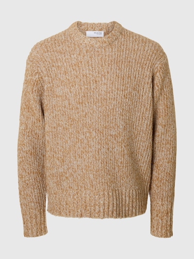 SELECTED Sweater in Light brown / Wool white, Item view
