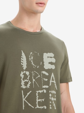 Tricou funcțional de la ICEBREAKER pe verde