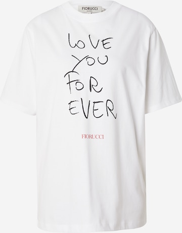 Fiorucci Tričko 'LoveYouForever' - biela: predná strana