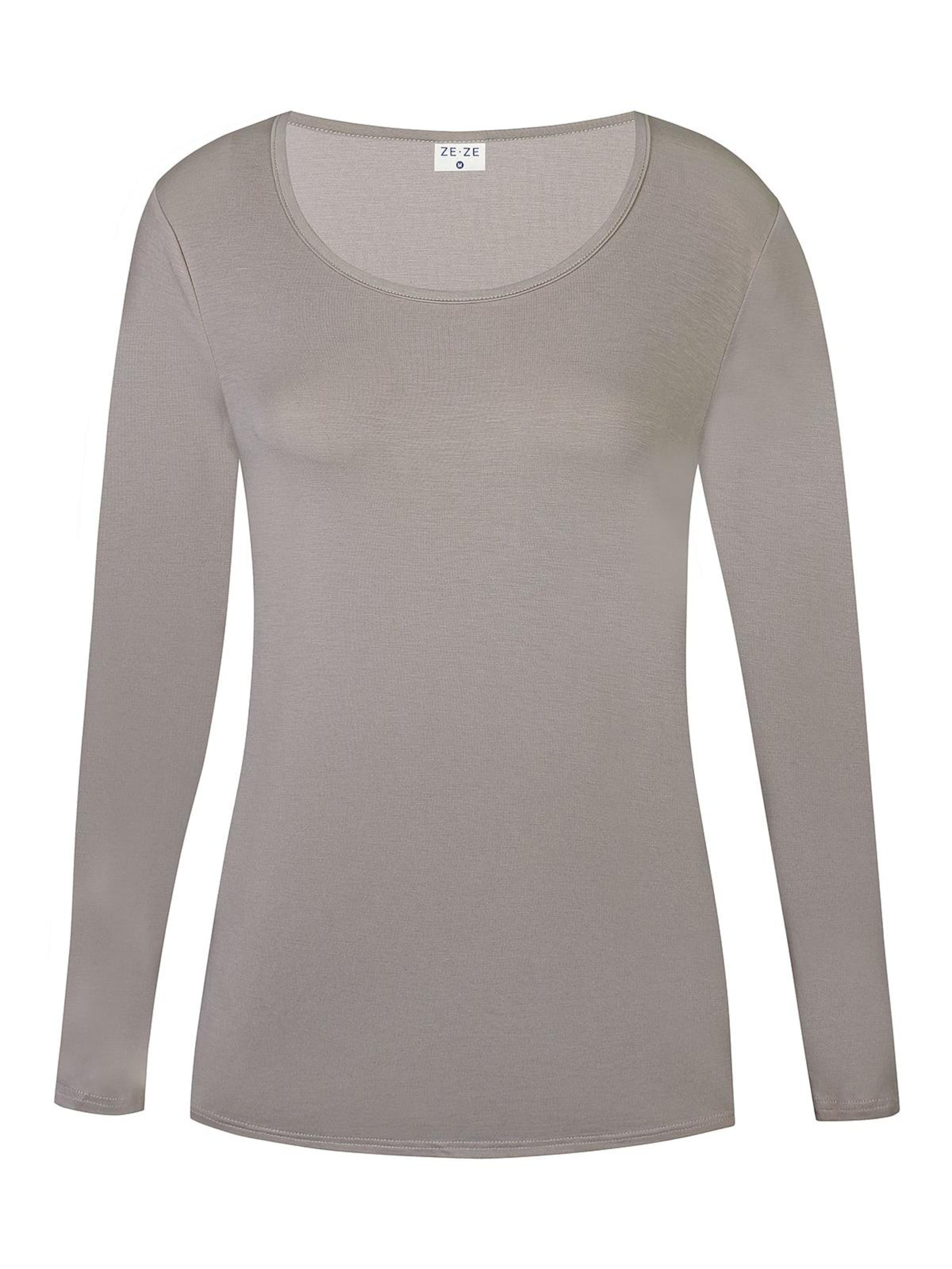 ze-ze Shirt 'Bella 458' in Grau: Vorderseite