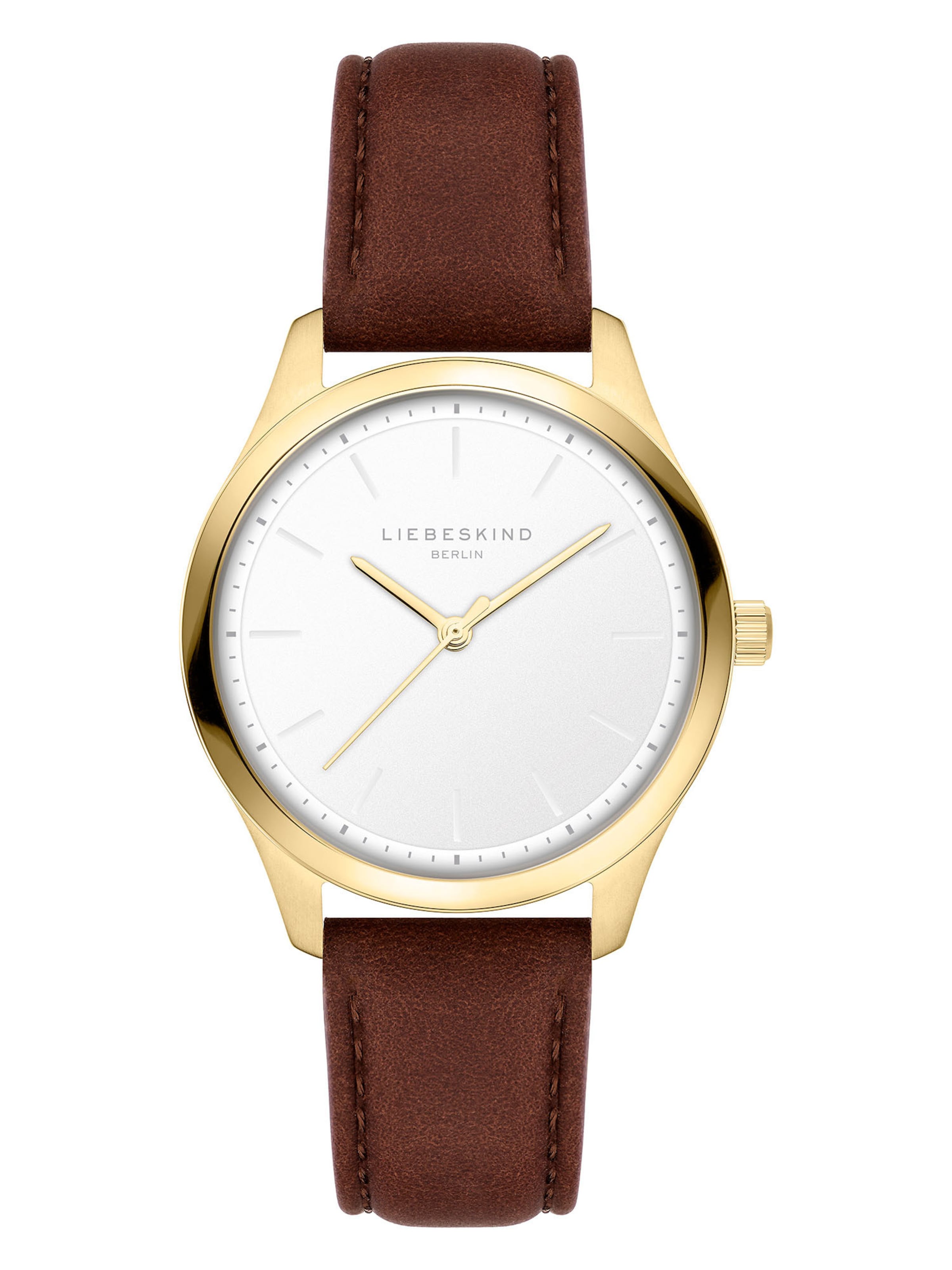 Liebeskind Berlin Uhr in Gold: Vorderseite