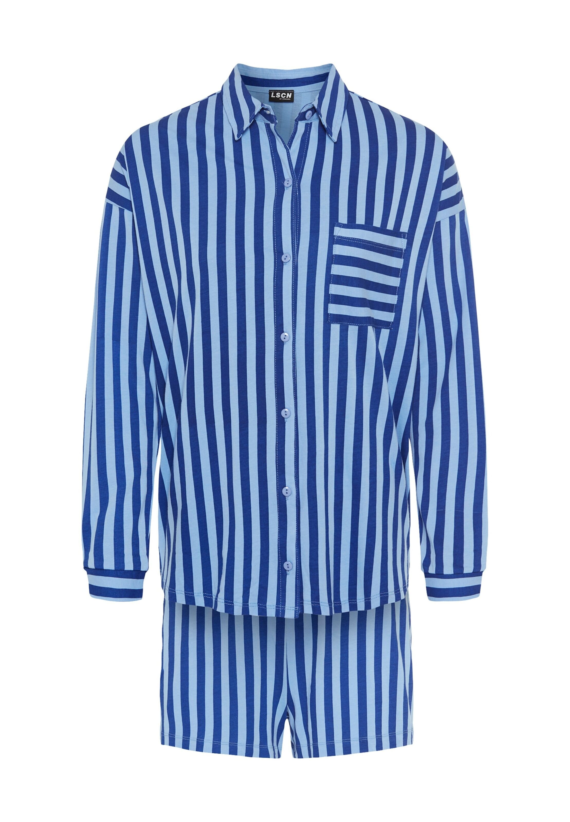 LSCN by LASCANA Shorty in Blue: front