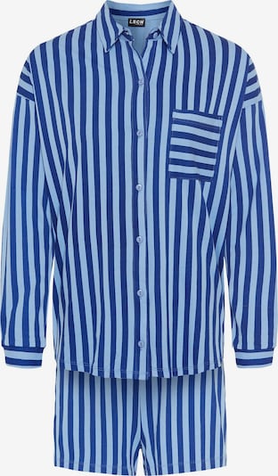 LSCN by LASCANA Kratke hlače za spavanje u svijetloplava / tamno plava, Pregled proizvoda