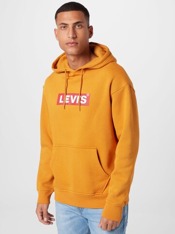 LEVI'S ® Regular Fit Sweatshirt 'Relaxed Graphic Hoodie' in Orange: Vorderseite
